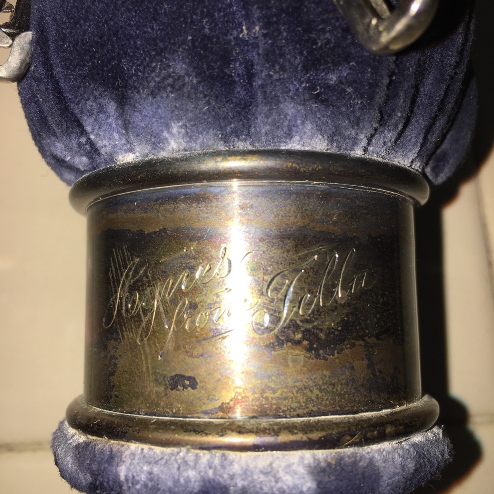 Antique silver pincushion